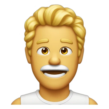 a badum tsh type emoji that is a response to a 'dad joke' or pun sticker