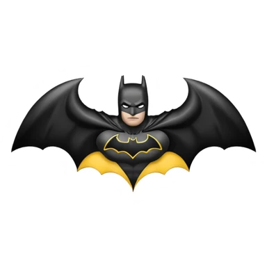 Batman logo Full black sticker