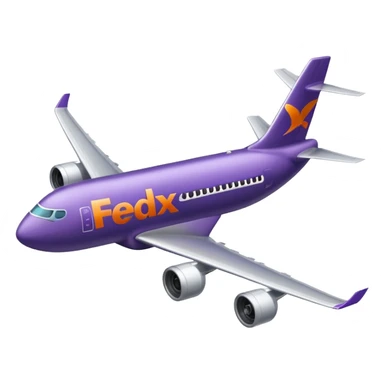 FedEx airplane sticker