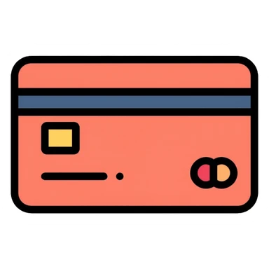 credit card with chip sticker