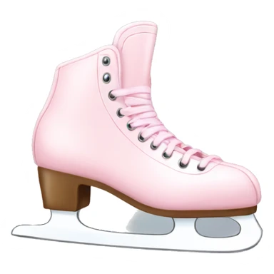 Light pink ice skates sticker