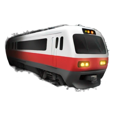 Train enters a tunnel sticker