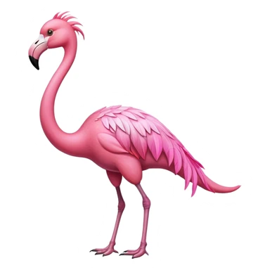 Flamingo dinosaur  sticker