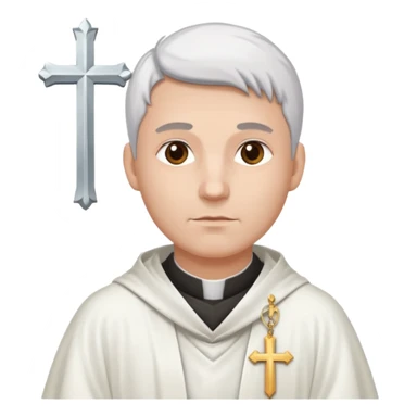 Lawful Human Priest sticker
