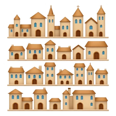 beige city emoji png sticker