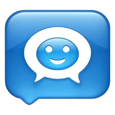 icono de mensjaes sticker