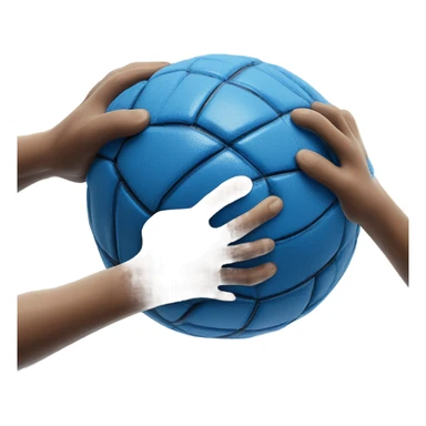 Blue Handball sticker