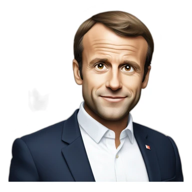Emmanuel Macron qui boit du sprite sticker