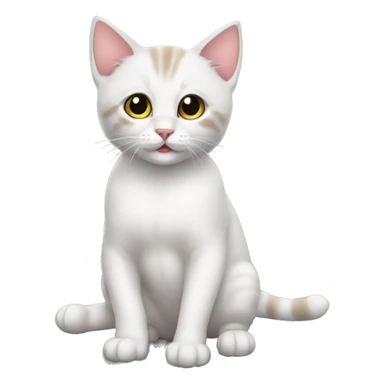 kitten at the gym sticker