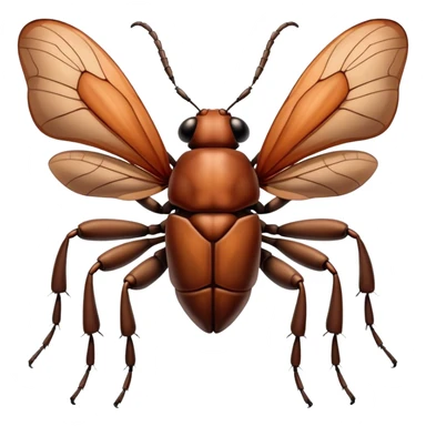 Bug with a big butt sticker