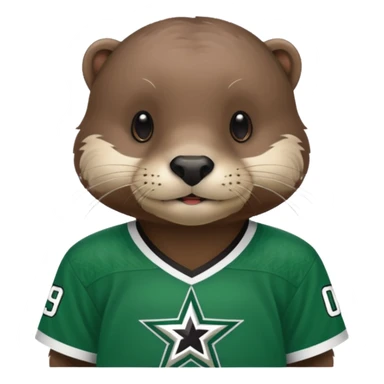 Otter Dallas Stars sticker