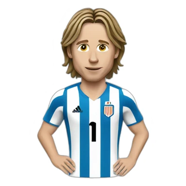 modric football player sticker