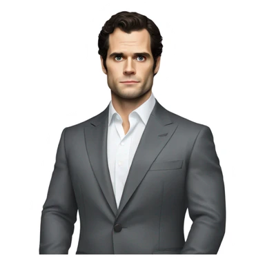 Henry cavill in suite sticker