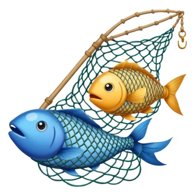 Apostle Peter's fishing net with fish sticker