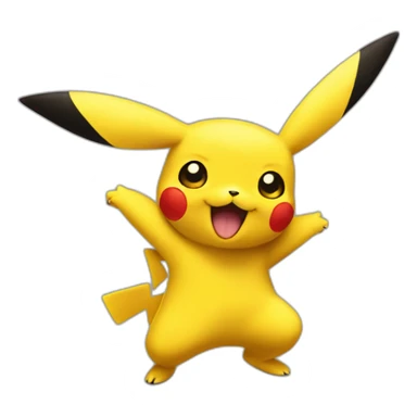 Pikachu dancing bachata sticker