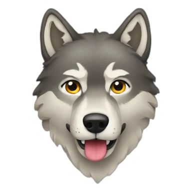 wolf underwear sticker