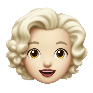 a bunny that looks like marilyn monroe sticker