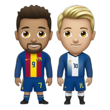 Ronaldo et Messi  sticker