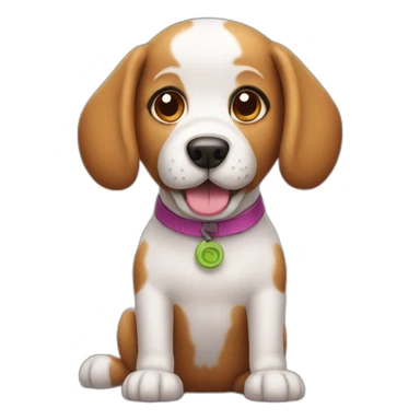 Cookie dog sticker