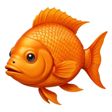 Orang fish sticker