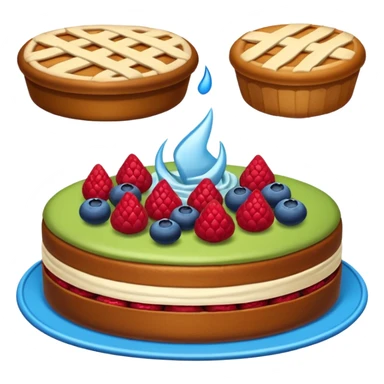 Yuvarlak mavi tek ama ınstagram'daki gibi öyle orijinal kek sticker