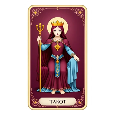 tarot Burgundy sticker