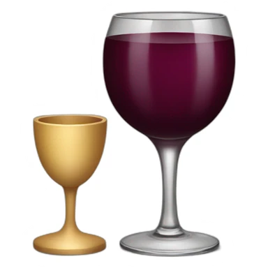 goblet and wine sticker