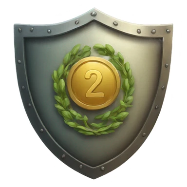 Shield with the old money in it sticker