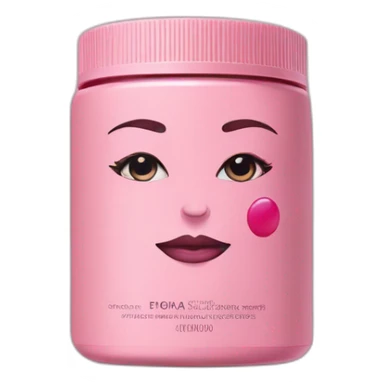 GAIA Beauté Supplements with pink and black packaging  sticker