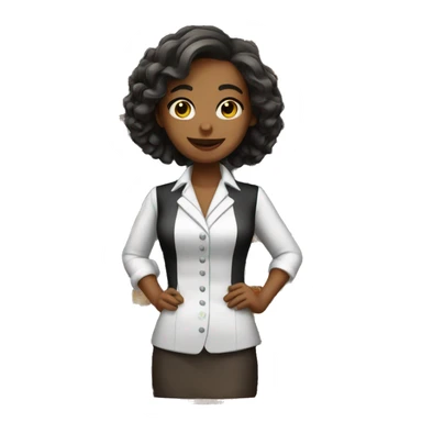 bartender girl sticker