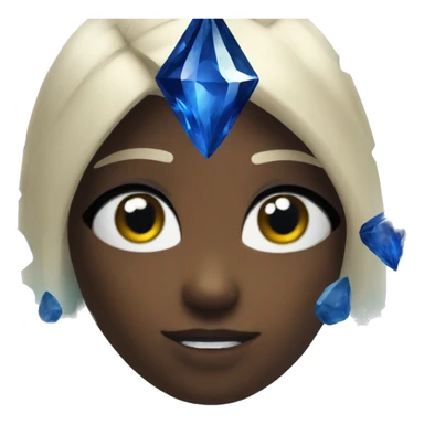 Sapphire gaze face from roblox sticker