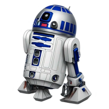 summer-zombie-r2d2 sticker