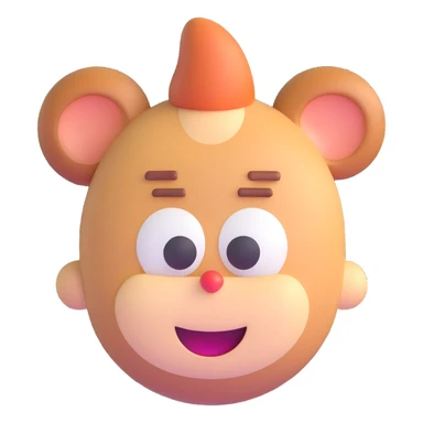 iconic face of Sandy Cheeks from SpongeBob sticker