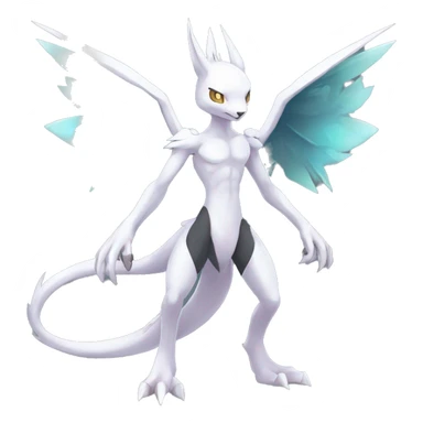 cute cool edgy sharp ethereal magical Digimon-Fakemon-animal full body sticker