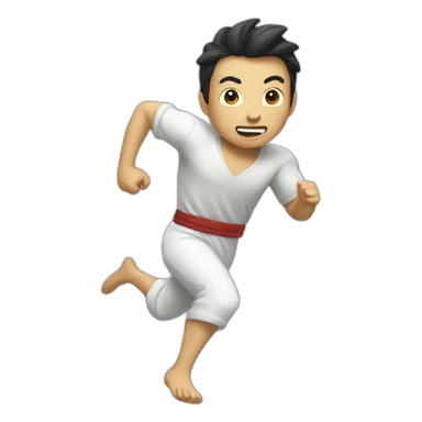 Shi tsu running sticker
