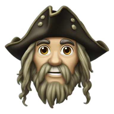 Davy Jones in Pirates Of Carribeans sticker