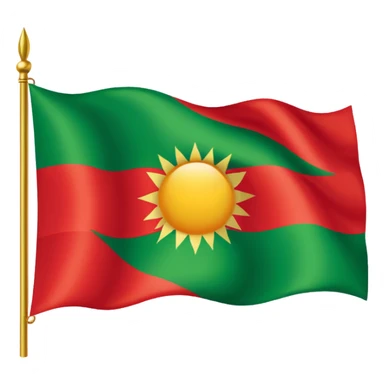 Create a Kurdistan flag  sticker