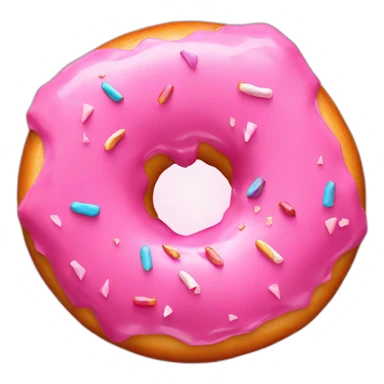 polygon donut sticker