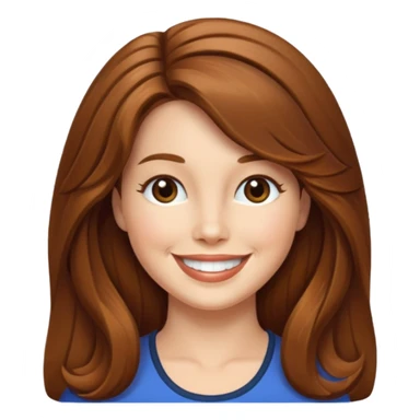 Lee Purcell with long hair sticker