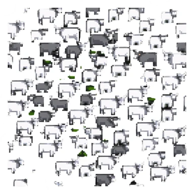 many oxen in a group sticker