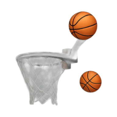 basketball whistle sticker