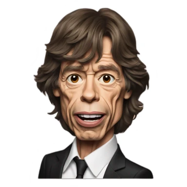 Mick Jagger sticker