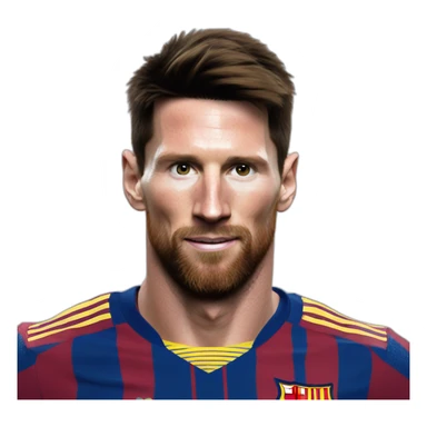 Messi sur les épaules de Ronaldo sticker