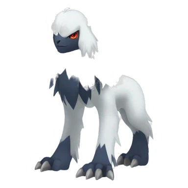 Edgy Cool Absol-Silvally-Pokémon Full Body sticker