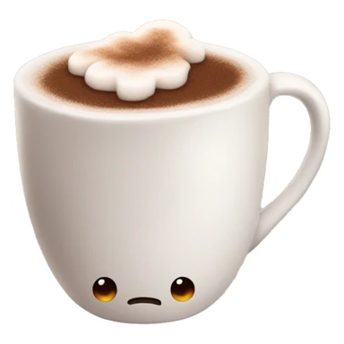 Hot coco in a pretty mug sticker