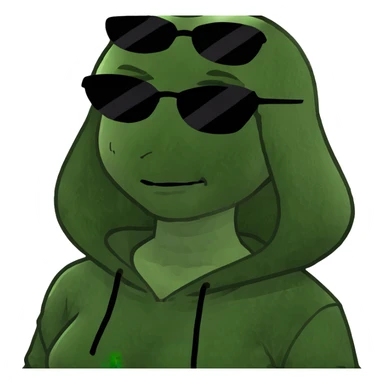 girl wearing hoodie chill sticker