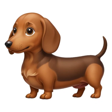 Chunky dachshund  sticker