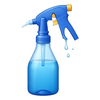 Spray bottle sticker