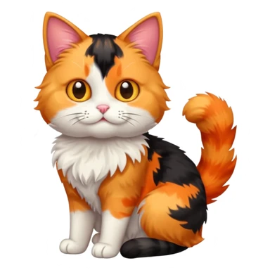 cute pick cat, full body sticker