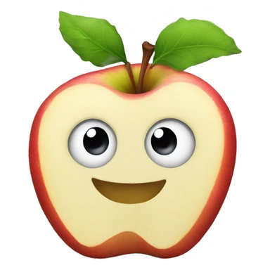apple core sticker